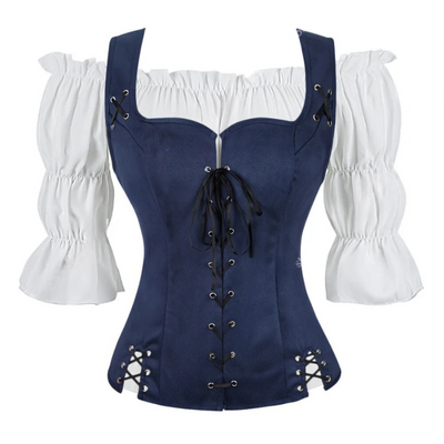 Chemise haut de costume pirate Femme